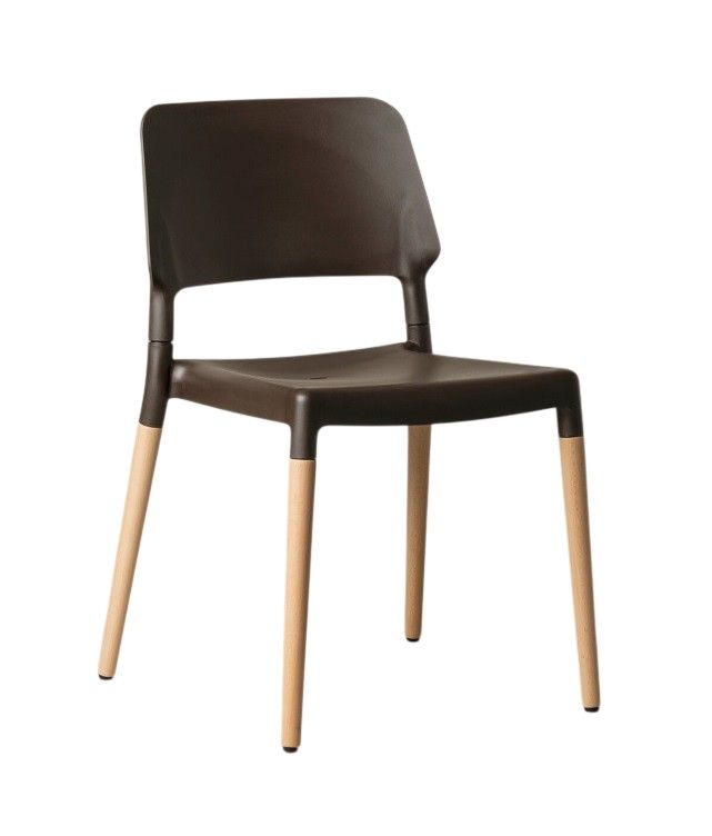 Belloch Indoor-stoel Marron van Santa & Cole