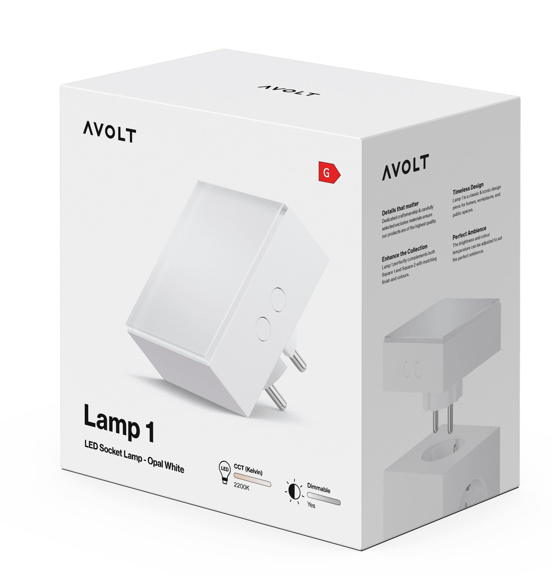 Lamp 1 LED-fittinglamp dfp design