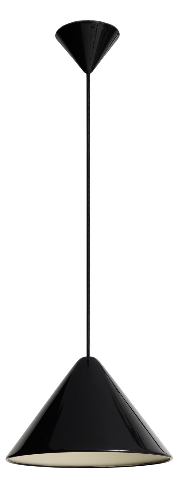 Compass Pendant 260 hanglamp aluminium soft black Hay