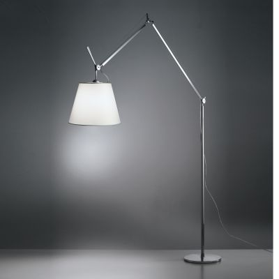 Tolomeo Mega Floor staande lamp ALLEEN voet en stang ALUMINIUM Artemide  (deel 2 van 3) UNIEK EXEMPLAAR