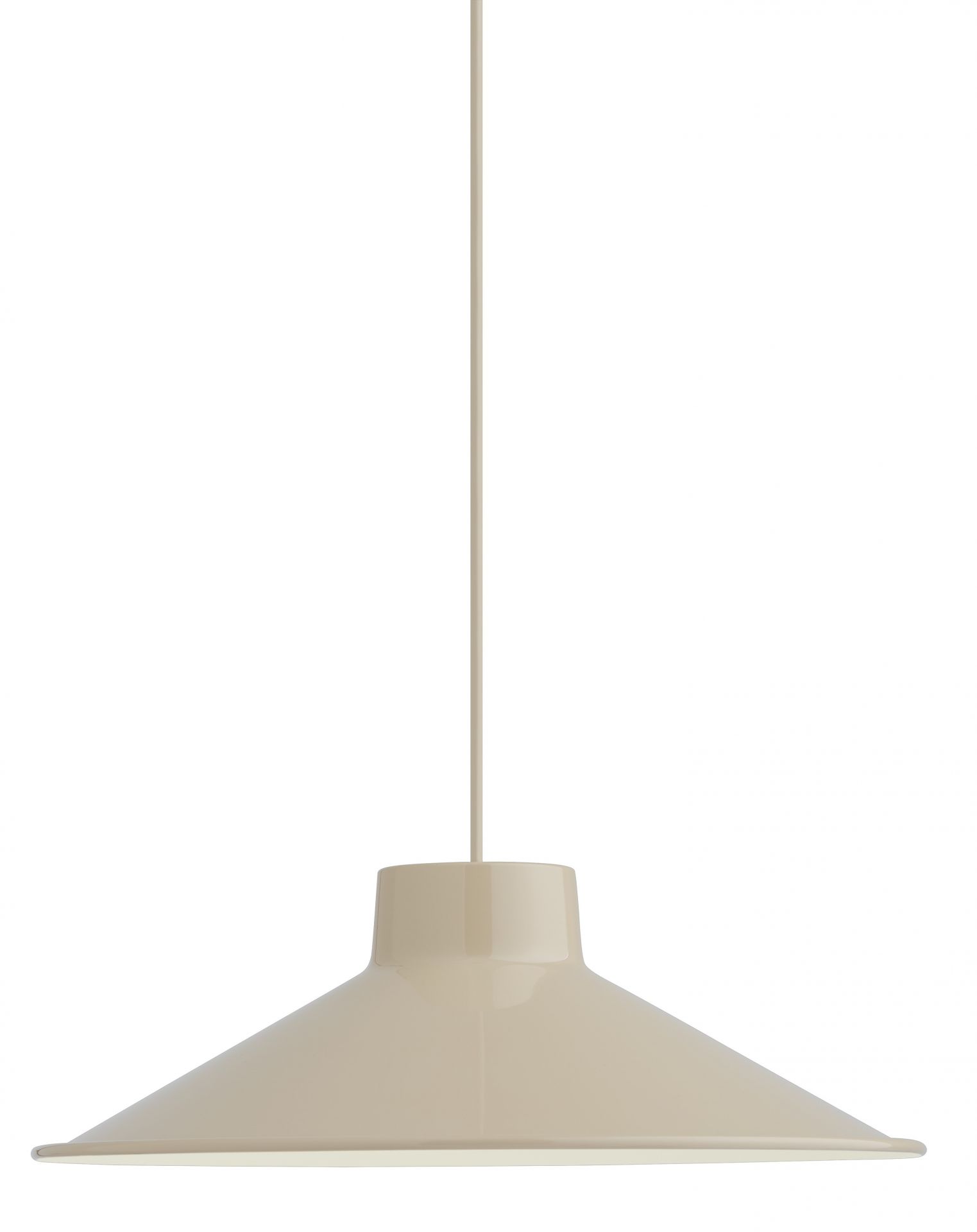 Muuto Top Pendant Lamp Pendelleuchte in Grau, moderne Hängelampe für Wohnzimmer und Esszimmer, Innenbeleuchtung.