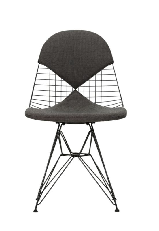 DKR-2 Wire Chair stoel met zit- en rugkussens Vitra