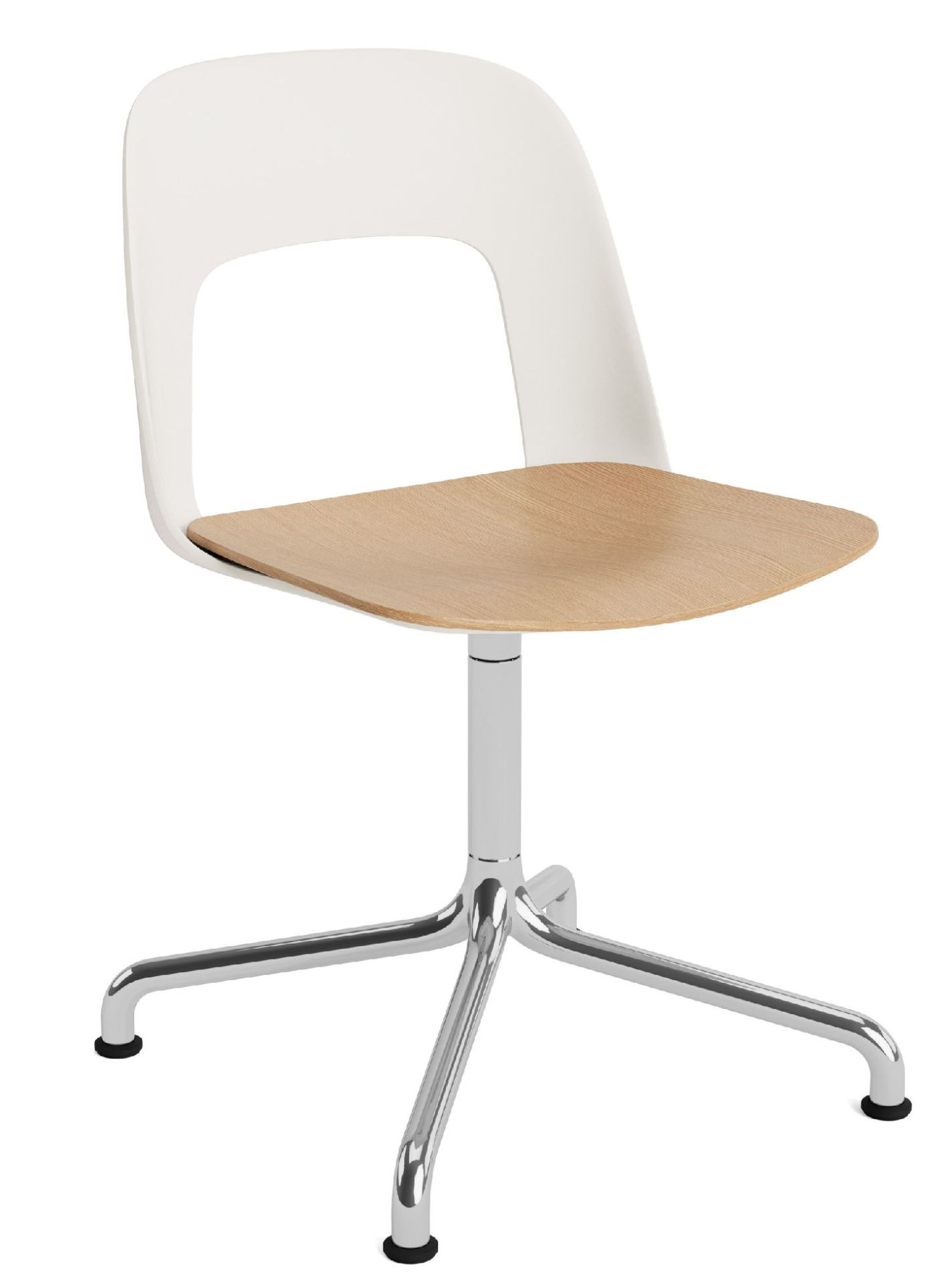Layout Side Chair 152 draaistoel met vierpoot Hay