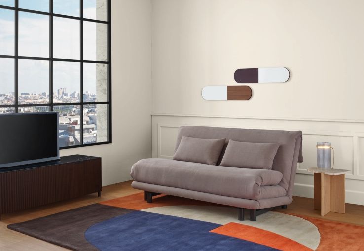 Multy First 3-zits slaapbank met wigkussens van ligne roset