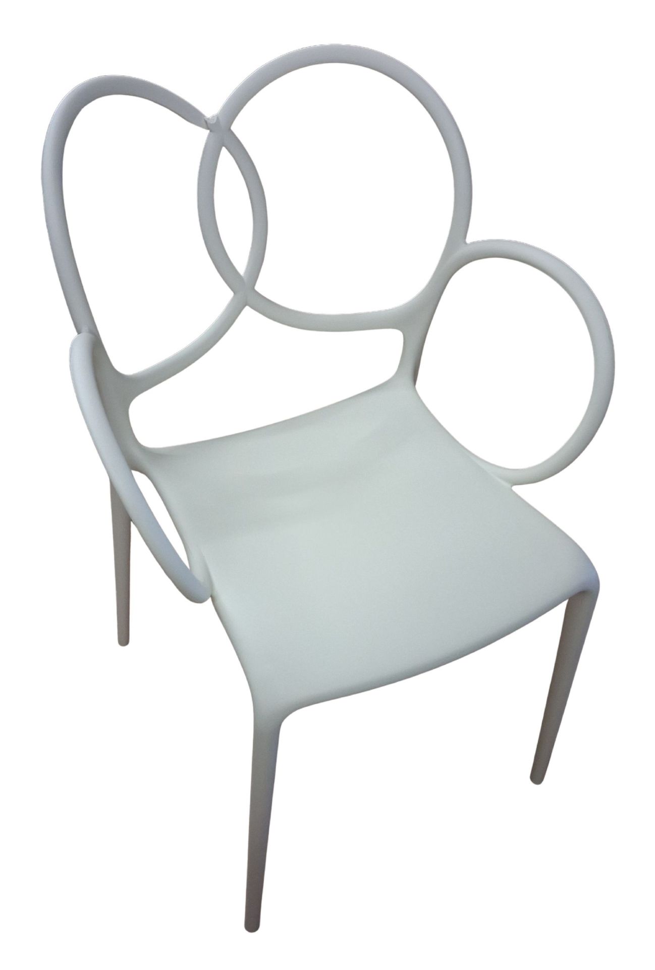Sissi fauteuil WIT Driade EXEMPLAAR MET GEBREKEN