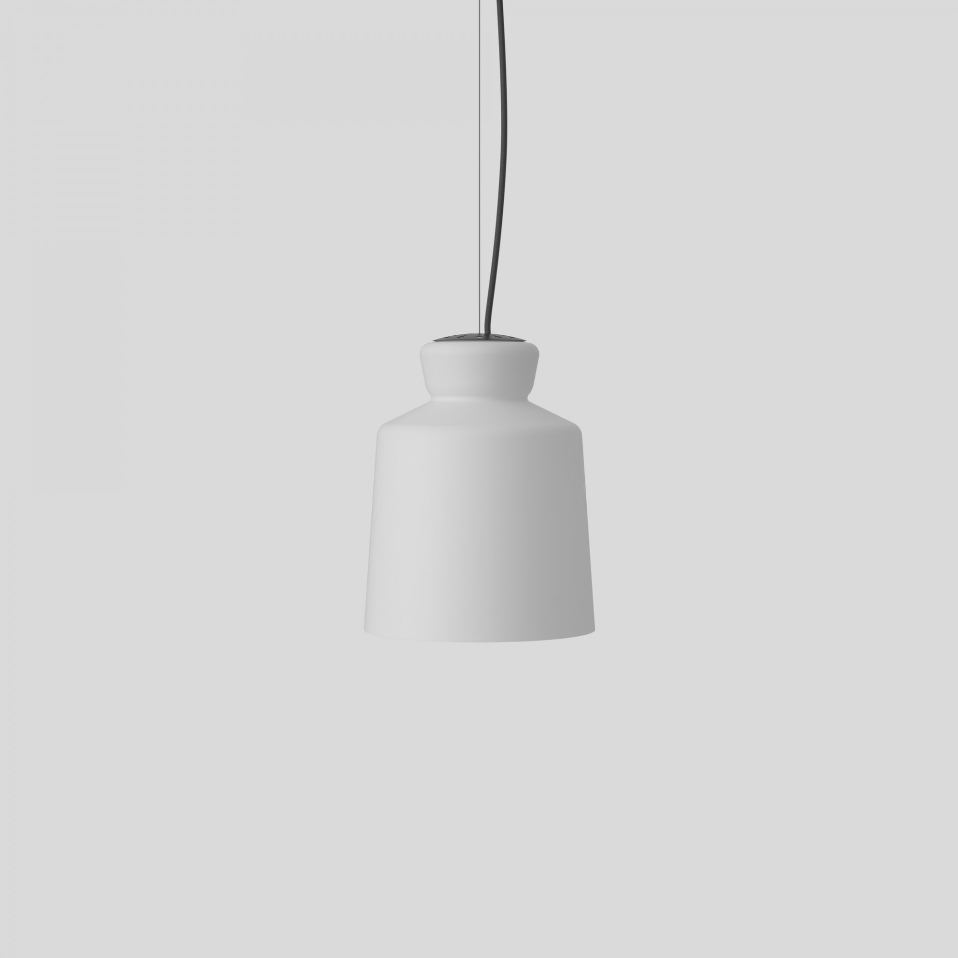 Weiße SB Cinquantotto Deckenleuchte von Astep, moderne Pendelleuchte für Wohnzimmer und Esszimmer.