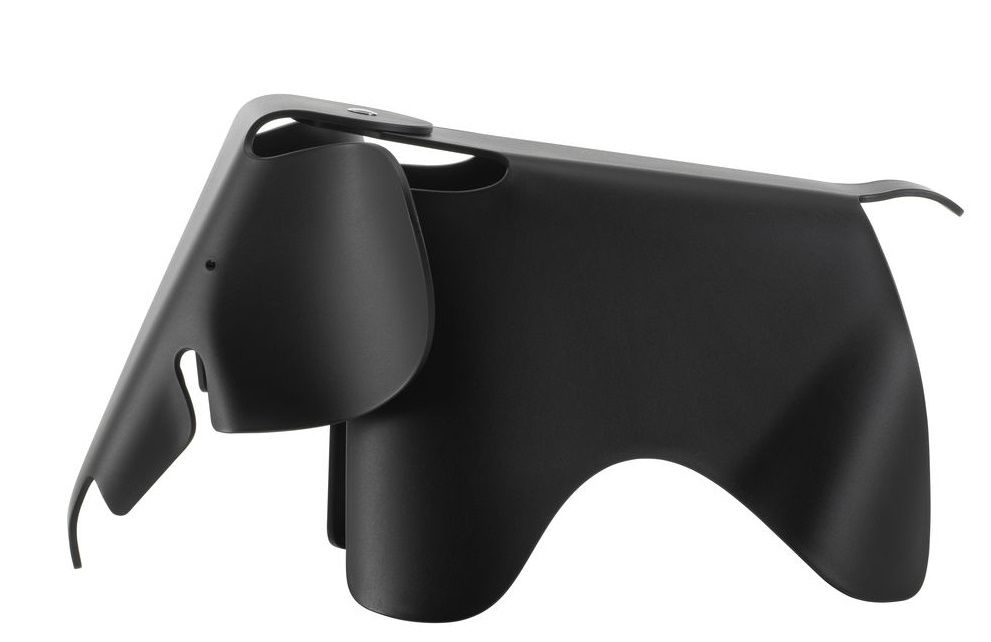 Eames Elephant-kruk RE Vitra diepzwart