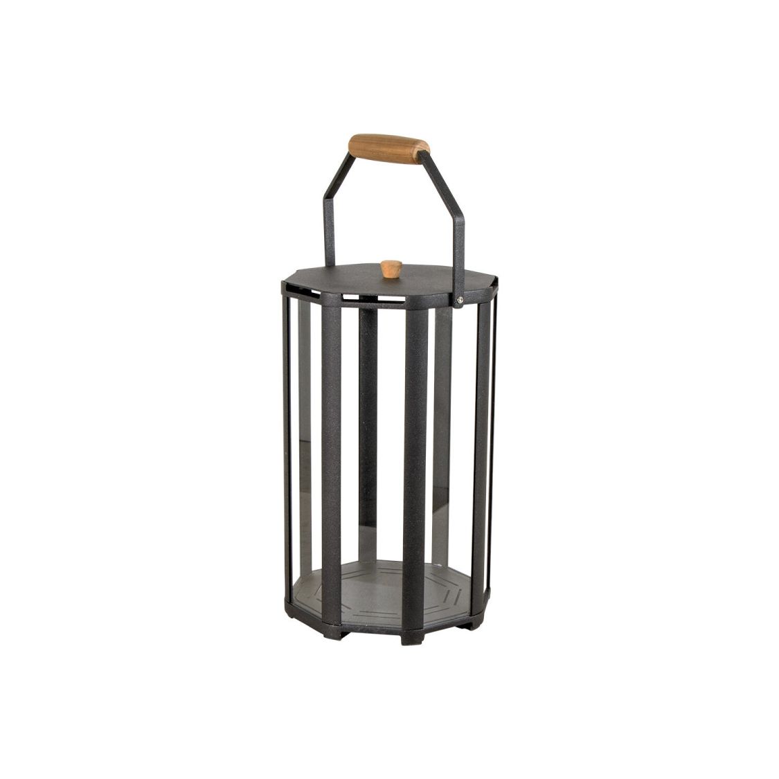 Lightlux Laterne von Cane-Line, kleine Teakholz Laterne für den Garten oder Balkon.