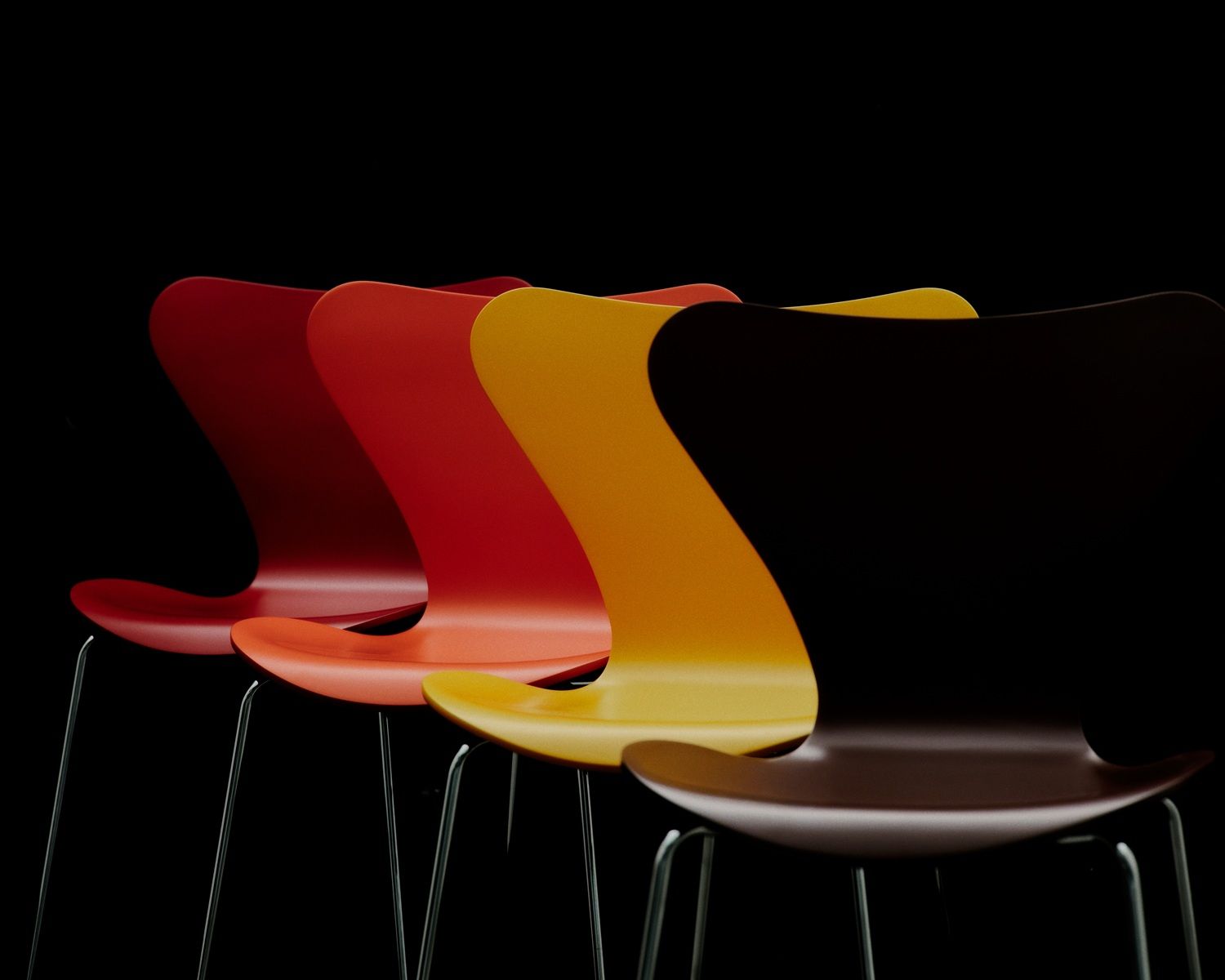 Series 7 3107 Stoel Verner Panton 100 SPECIALE EDITIE Fritz Hansen 