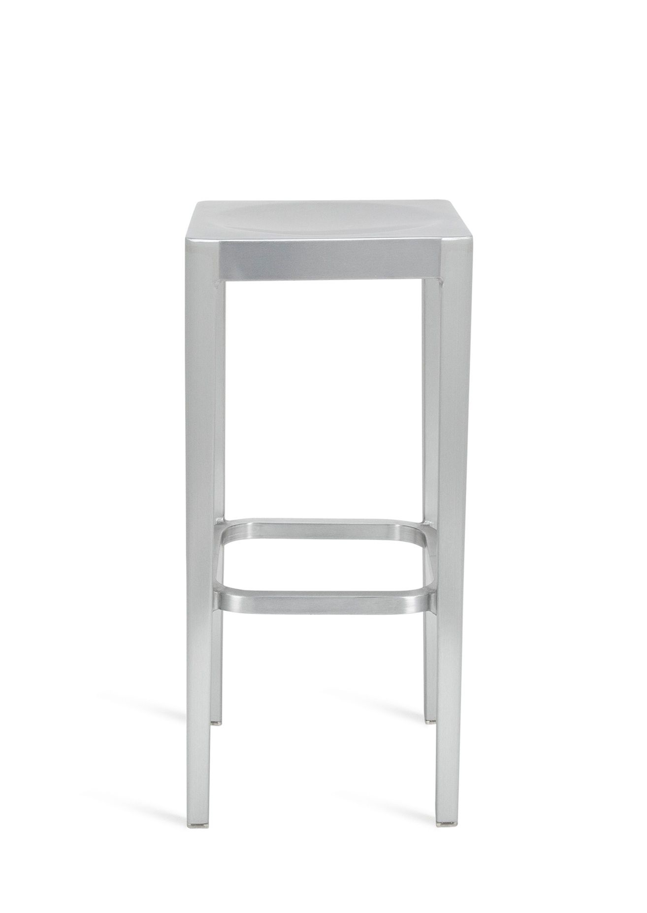 Emeco barkruk van geborsteld aluminium Emeco