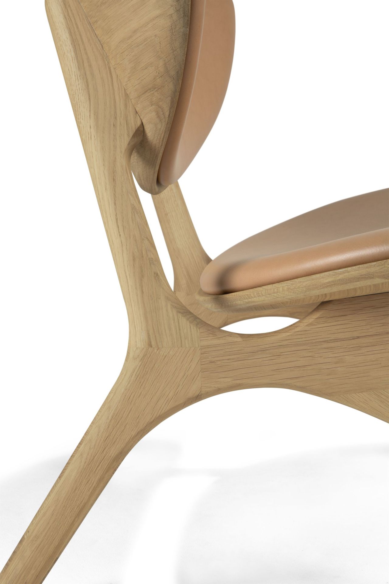 Eye Lounge-fauteuil - Sienna-leer van Ethnicraft