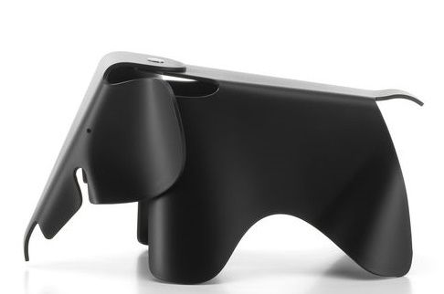Eames Elephant Small klein RE Vitra diepzwart