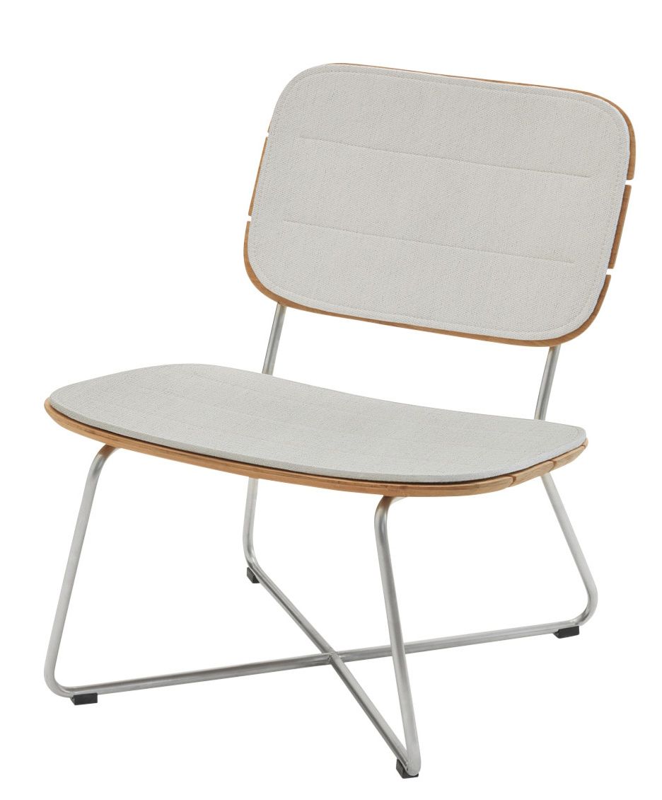 Lilium Lounge Chair von Skagerak by Fritz Hansen: Outdoor Stuhl mit Sitzkissen.