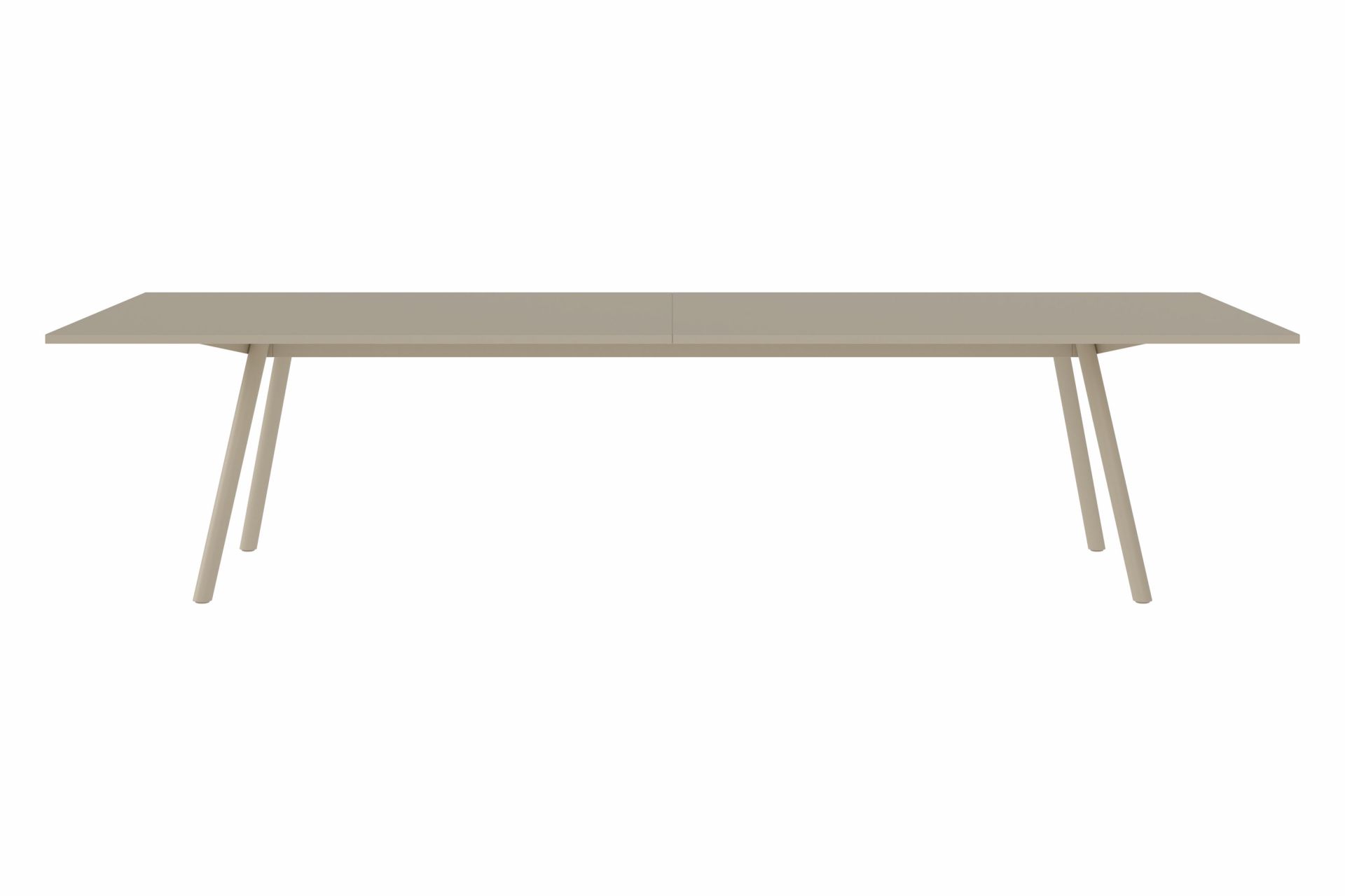 Masa Tischplatte von New Tendency, Esstisch in Beige mit schlichtem, modernem Design.