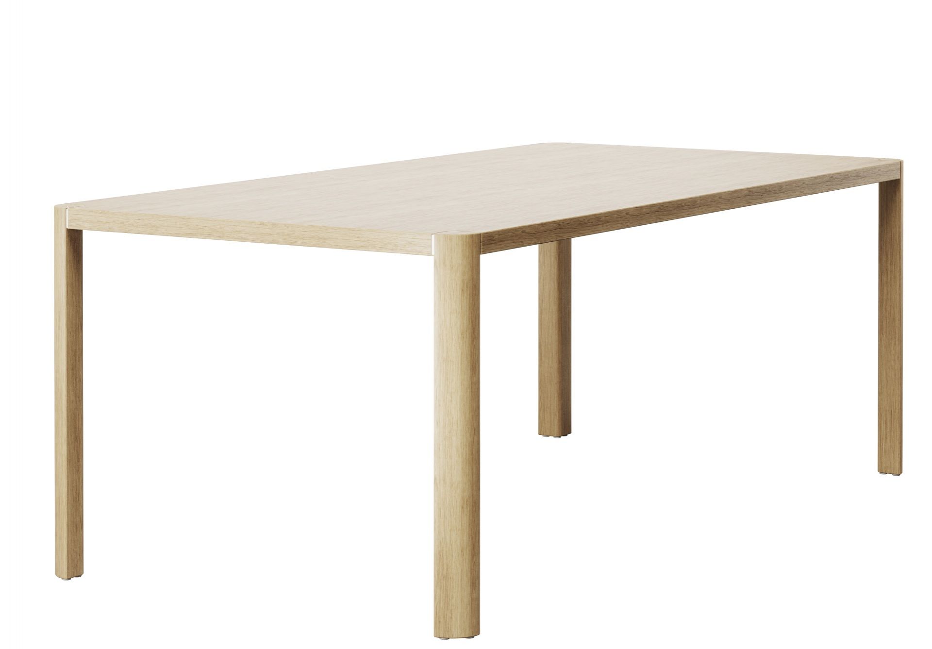 Thonet Esstisch 1140 aus hellem Holz, moderner Holztisch für Esszimmer oder Küche.