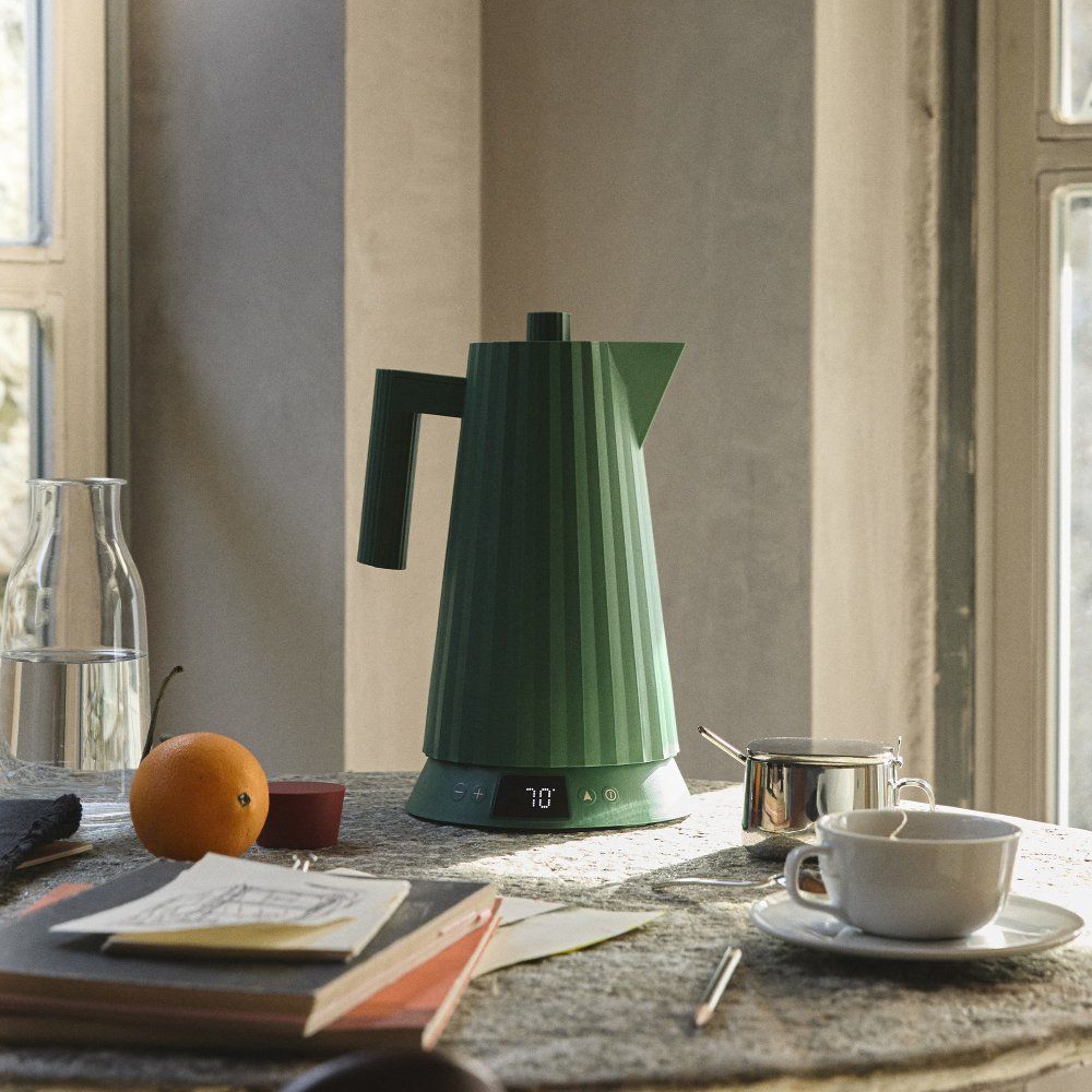 MDL21 Plisse / Plissé waterkoker met temperatuurregeling van Alessi