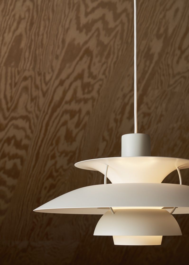 PH 5 Monochrome hanglamp Louis Poulsen Pale Pewter