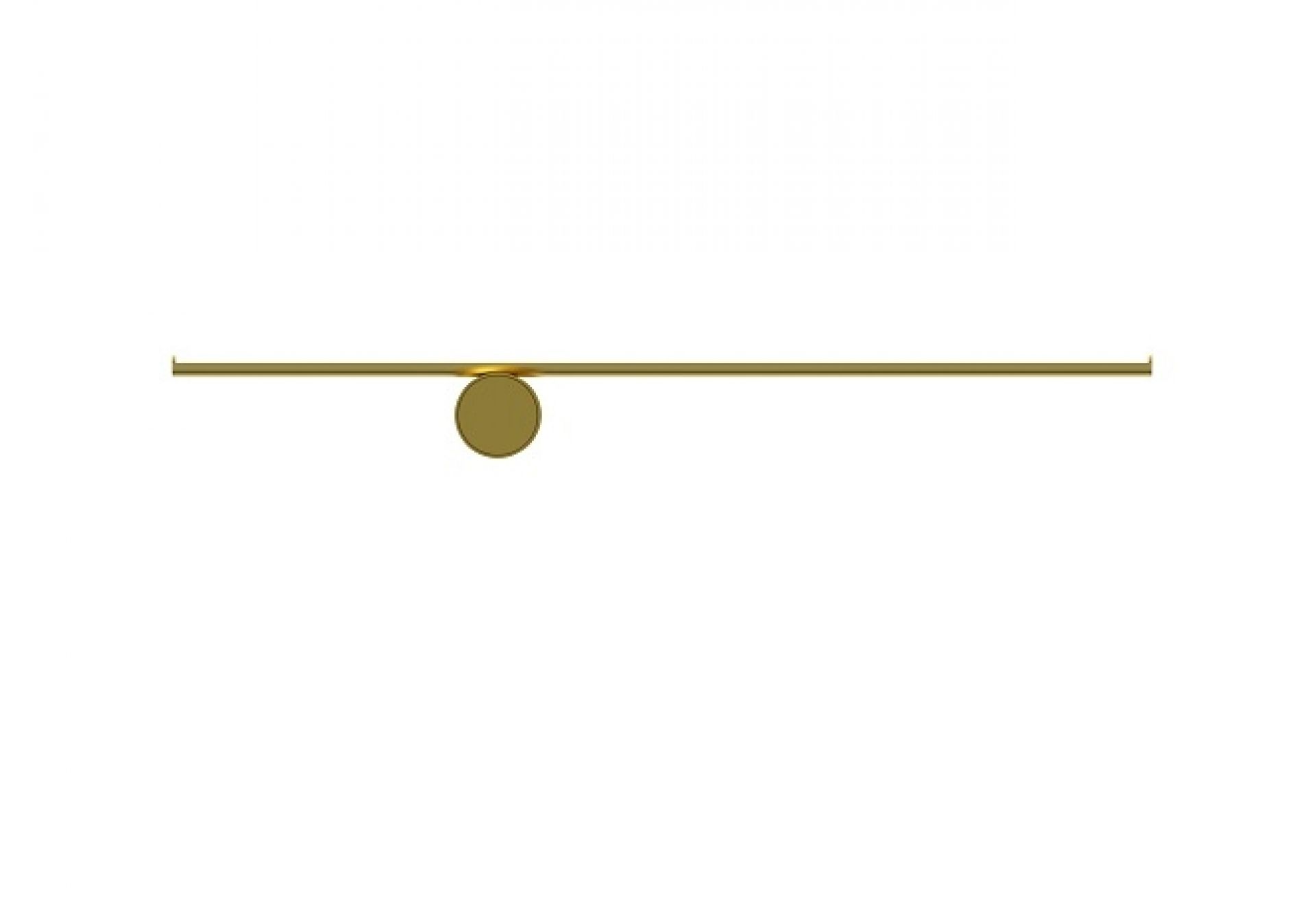 Goldene Coordinates Wall 1 Lampe von Flos: Moderne Wandleuchte mit minimalistischem Design.