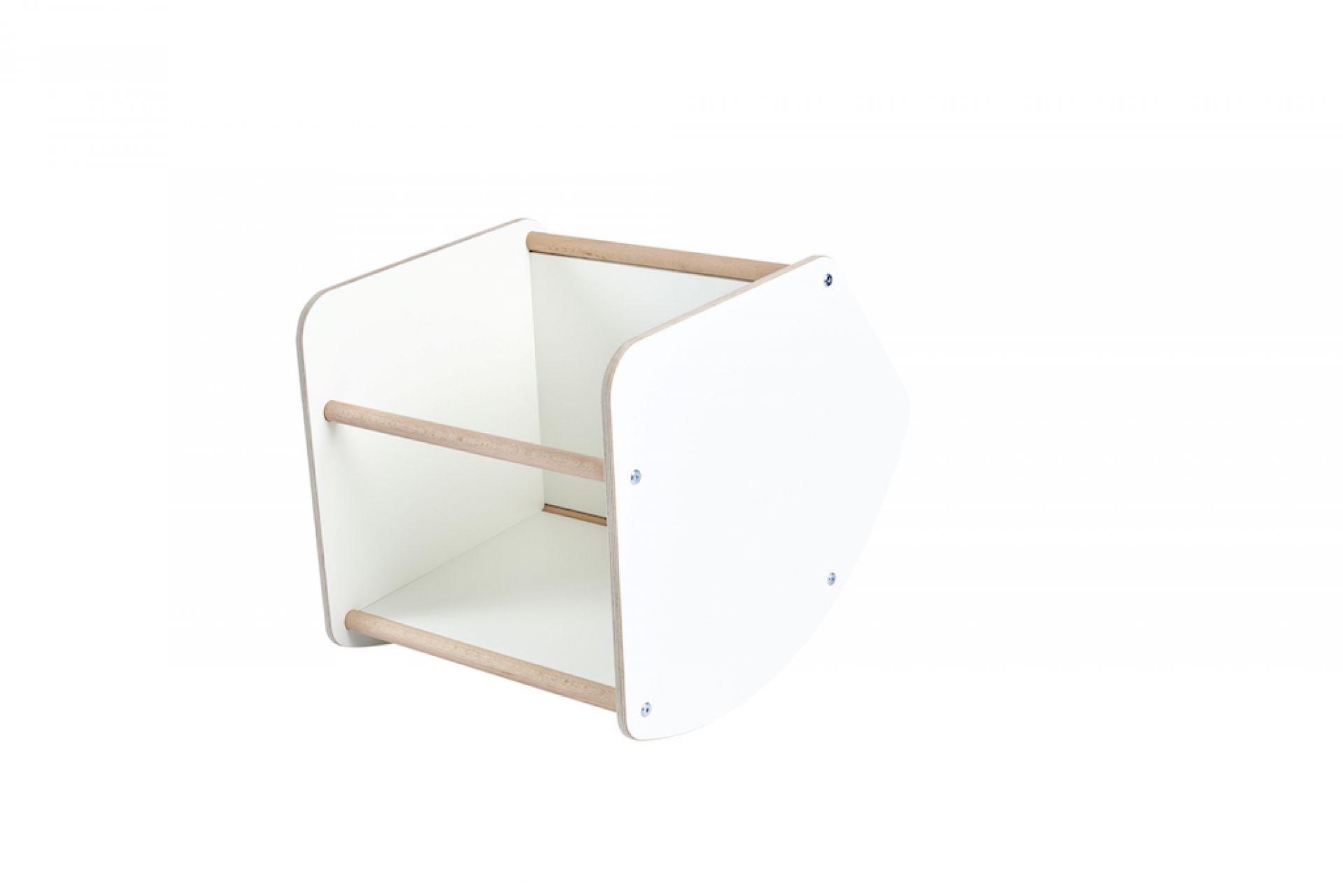 Tojo Kids Multi: Weißer Kindertisch und Hocker aus Holz, vielseitig einsetzbar und modern.