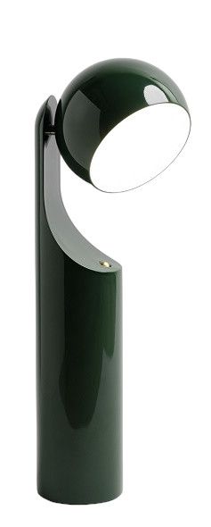 Grüne Mono Portable Akkuleuchte von house of home, moderne Tischleuchte für den Innenbereich.