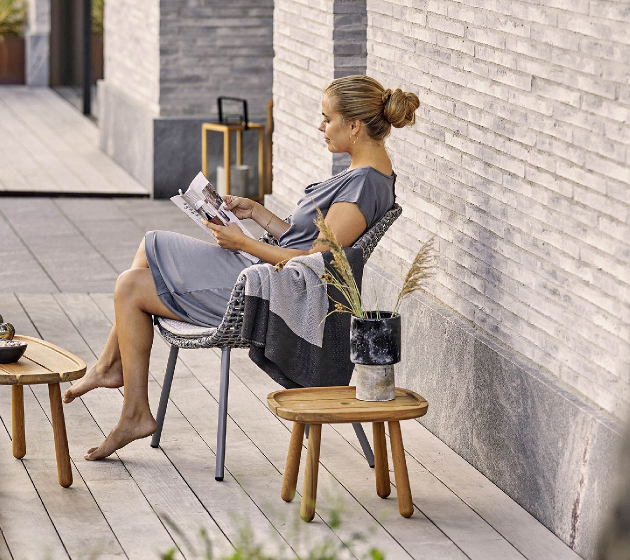 Vibe Loune Chair fauteuil voor buiten van Cane-Line