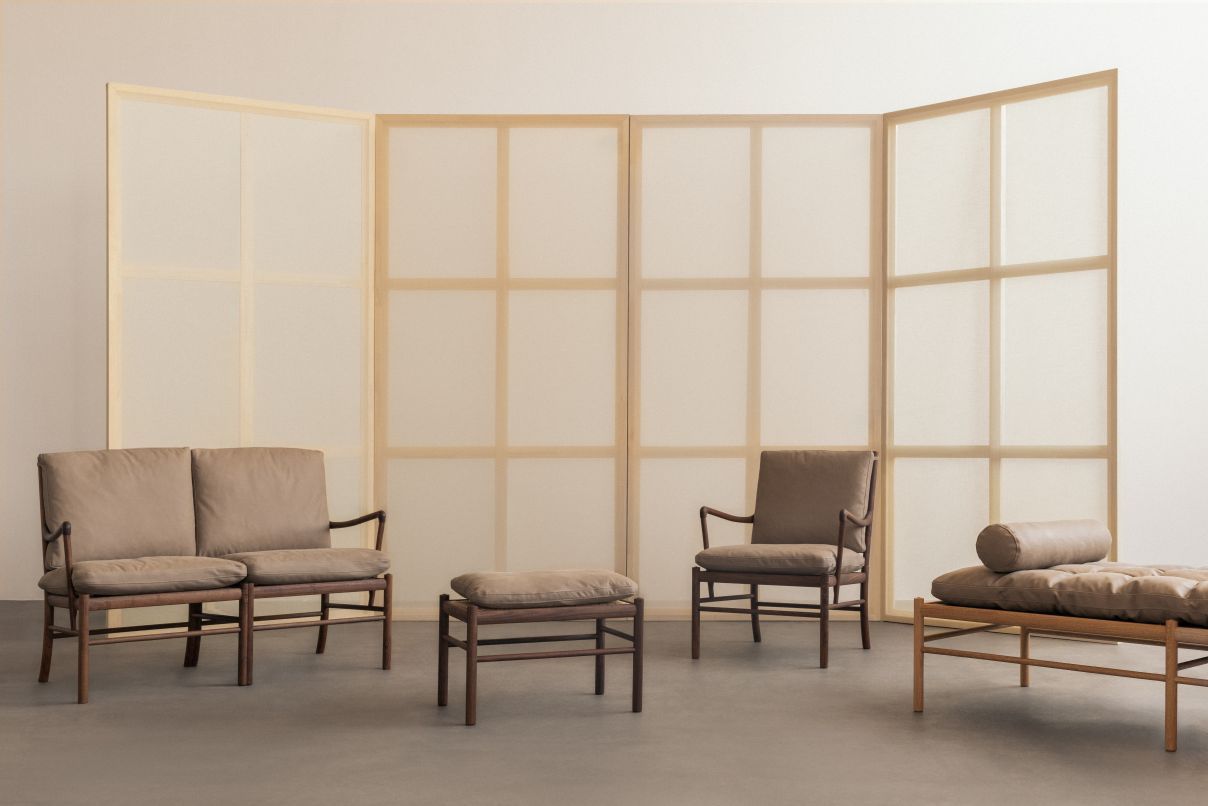 OW149-2 Colonial tweezitsbank van Carl Hansen & Søn