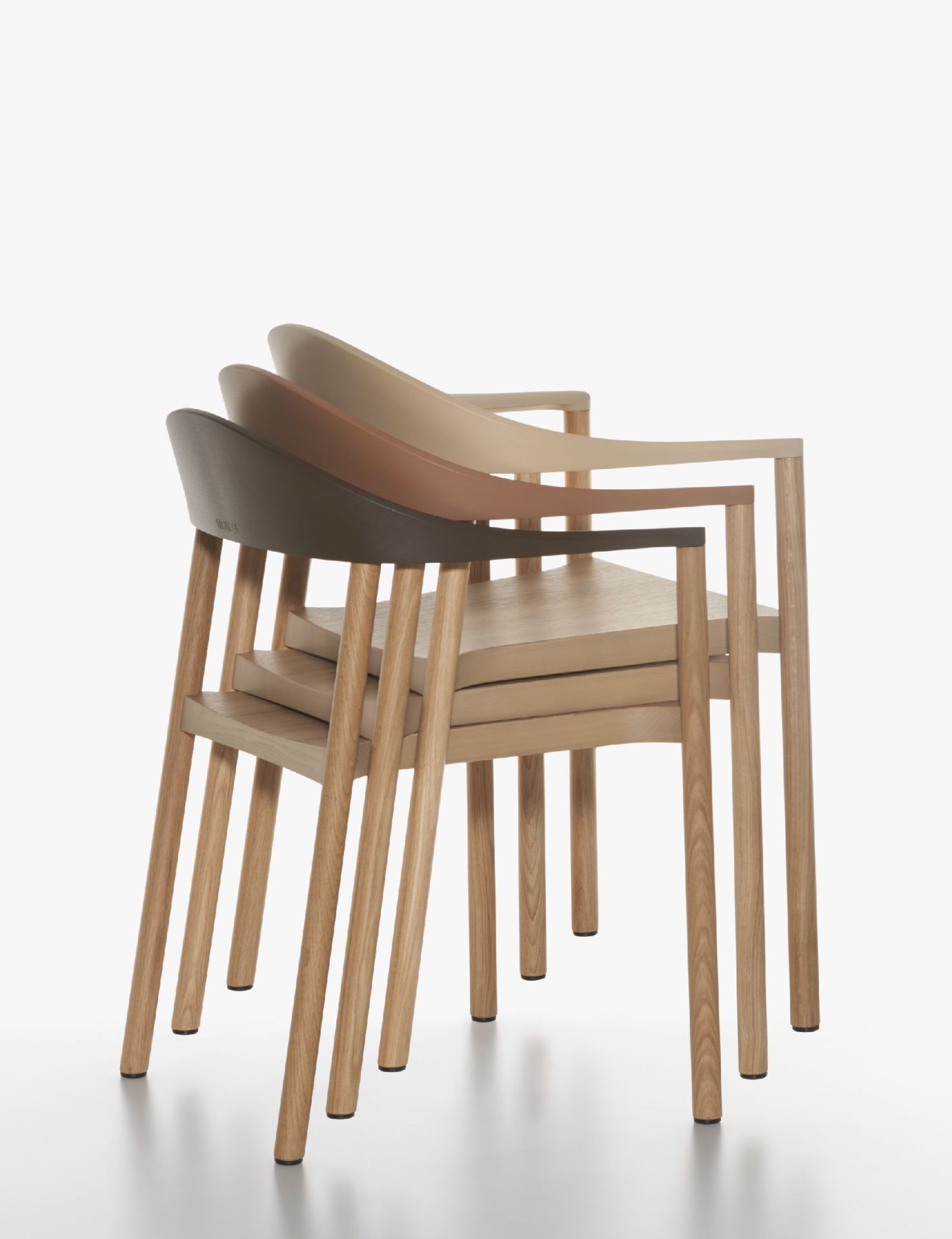 Monza fauteuil met armleuningen Plank