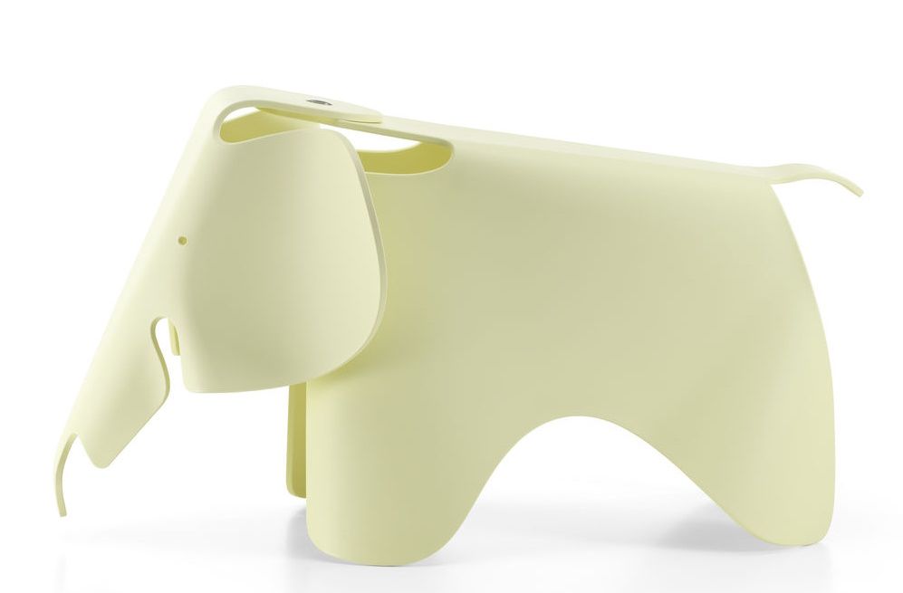 Eames Elephant-kruk RE Vitra Kanariegeel