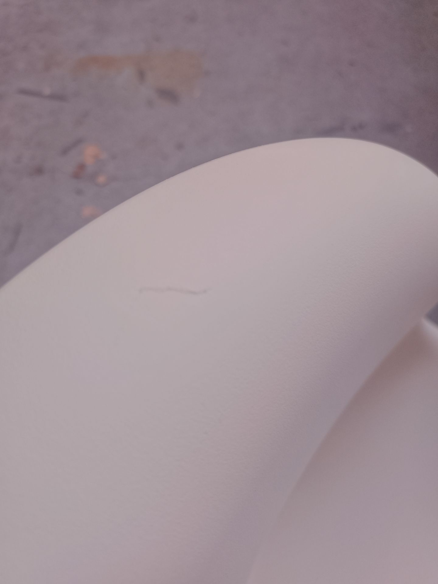 Panton Chair kunststof stoel beige Vitra SPECIALE VERSIE MET KLEINE GEBREKEN