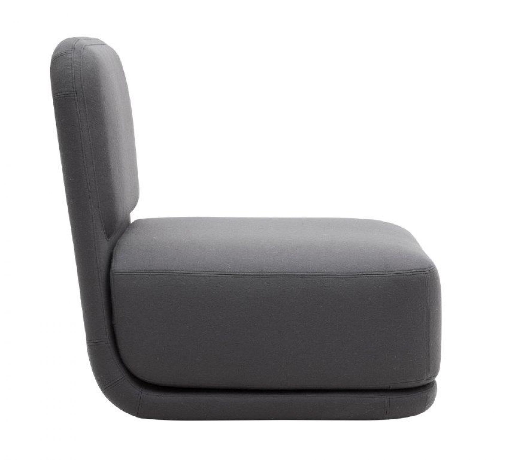 Standby Sessel von Softline in Grau, moderner Loungesessel für Wohnzimmer und Büro.