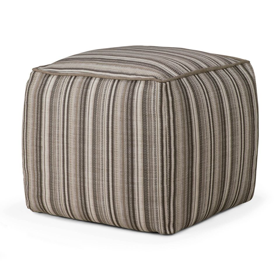 Zahara Outdoor zitzak grau gestreept Ethnicraft