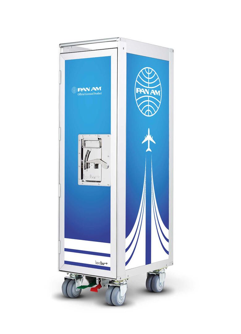 Pan Am Take-Off vliegtuigtrolley met Bordbar