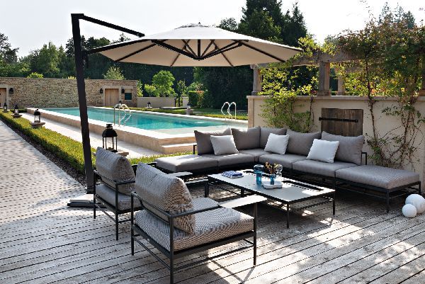 Rivage Lounge-fauteuil met armleuningen voor buiten van Fermob