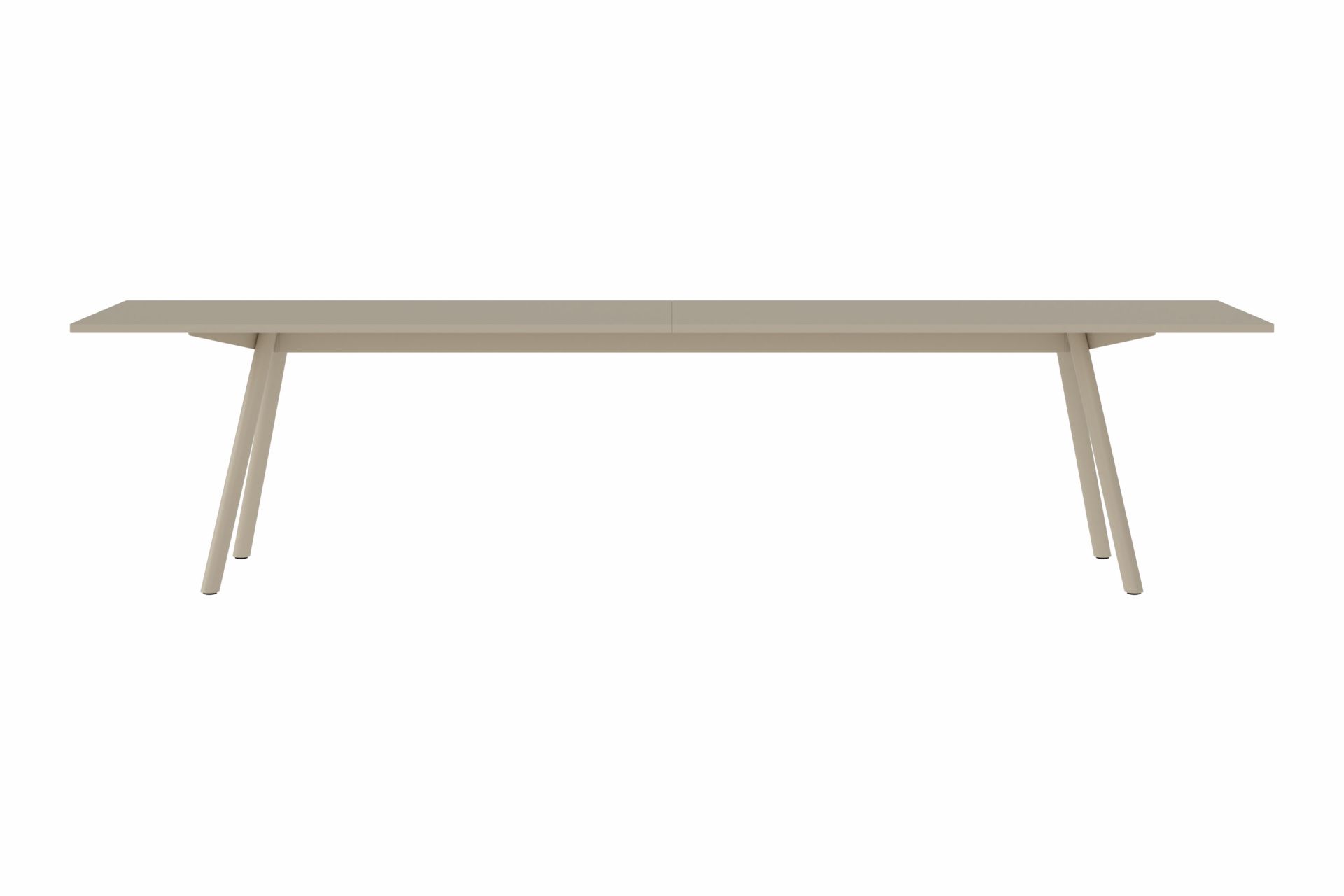New Tendency Masa Tischplatte in Beige, moderner Esstisch für Esszimmer oder Büro.