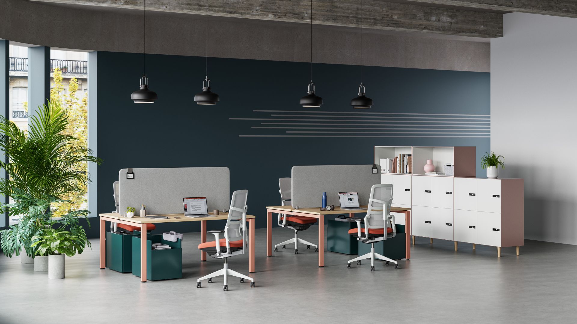 Please Air-bureaustoel met gaasrugleuning van Steelcase