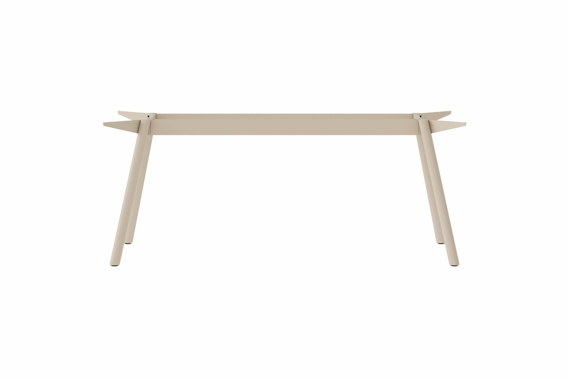 Beige Masa Tischgestell aus Stahl von New Tendency, Untergestell für Esstisch und Konferenztisch.