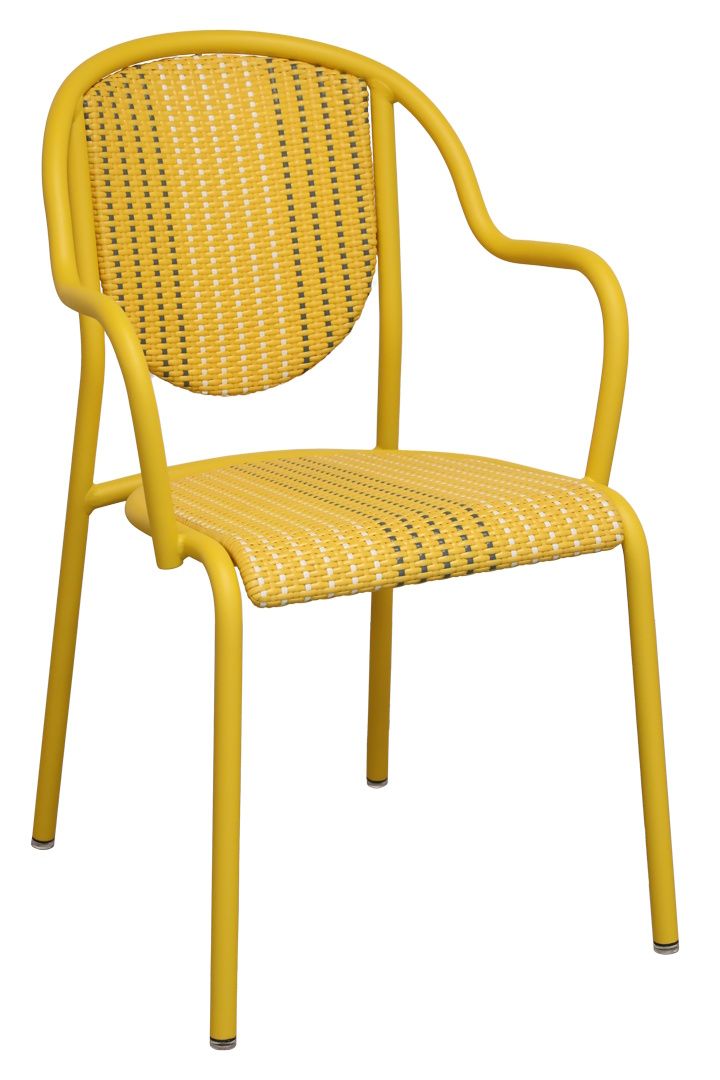 Parisienne 21 Bridge fauteuil met armleuningen voor buiten van Fermob