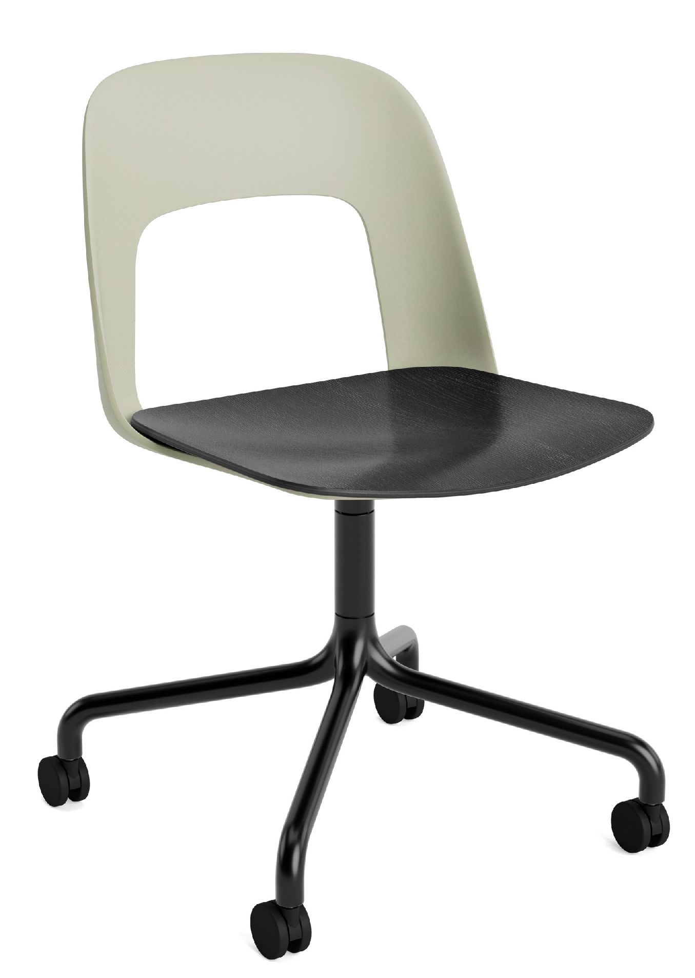 Layout Side Chair 162 draaistoel met vierpoot Hay