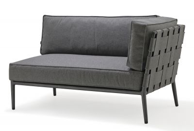 Conic Outdoor 2-zits modulaire bank links van Cane-Line