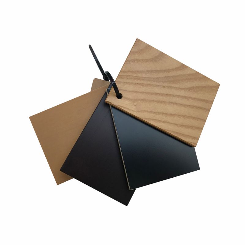 Holzmuster für Vitra Eames Plastic Chair DSW/DAW: Verschiedene Holz- und Farbmuster zur Auswahl.