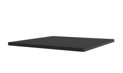 Schwarze Panton Wire Abdeckplatte von Montana, 35 cm breit, für modulare Regalsysteme.