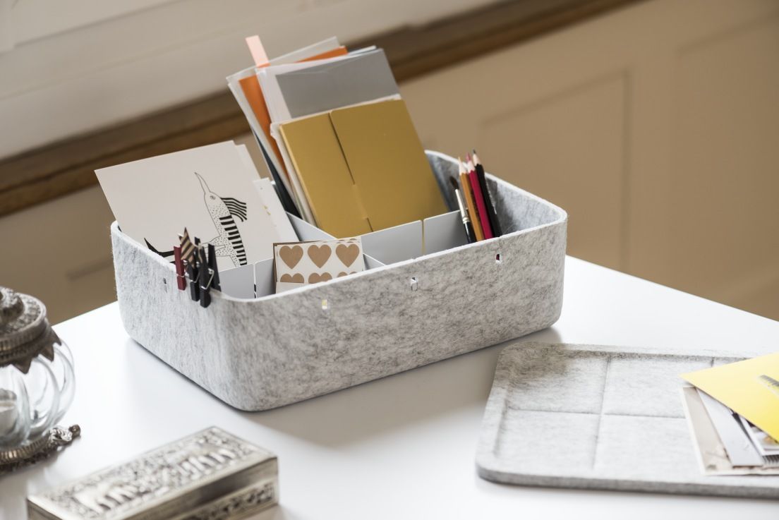 USM Haller Inos diepe box met dienblad