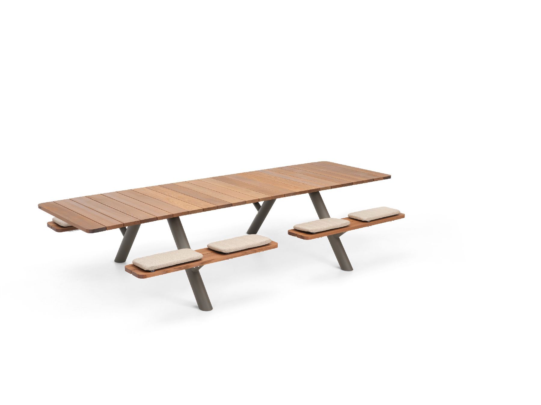 Panigiri-picknicktafel en -bankcombinatie voor buiten Extremis