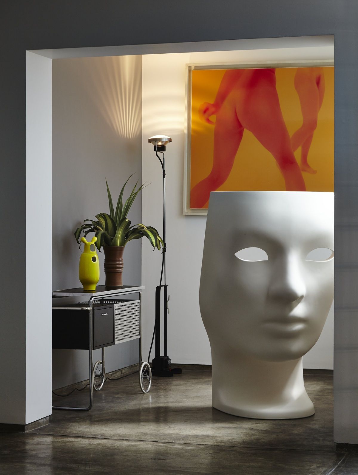 Toio staande lamp van Flos voor indirect licht - Diverse kleuren