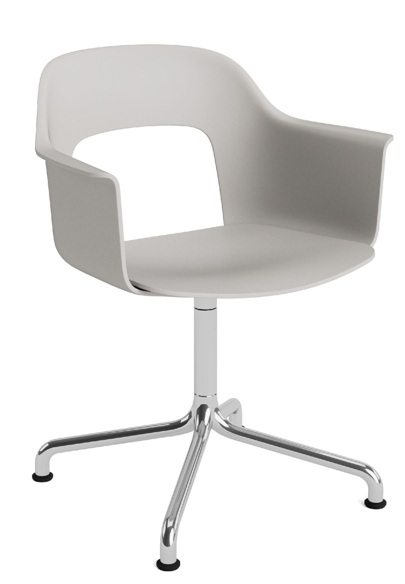 Layout Armchair 251 Fauteuil met 4-sterrenvoet, draaivoet met gebogen voetkruis Hay
