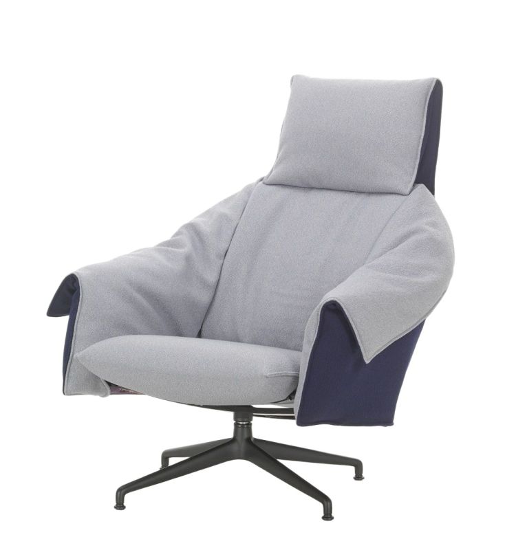 Bascule-fauteuil met hoge rugleuning van Vitra