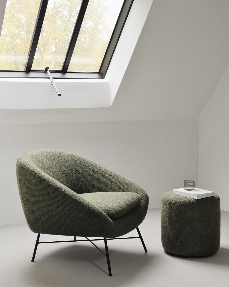 Barrow-fauteuil Ethnicraft Pine groen