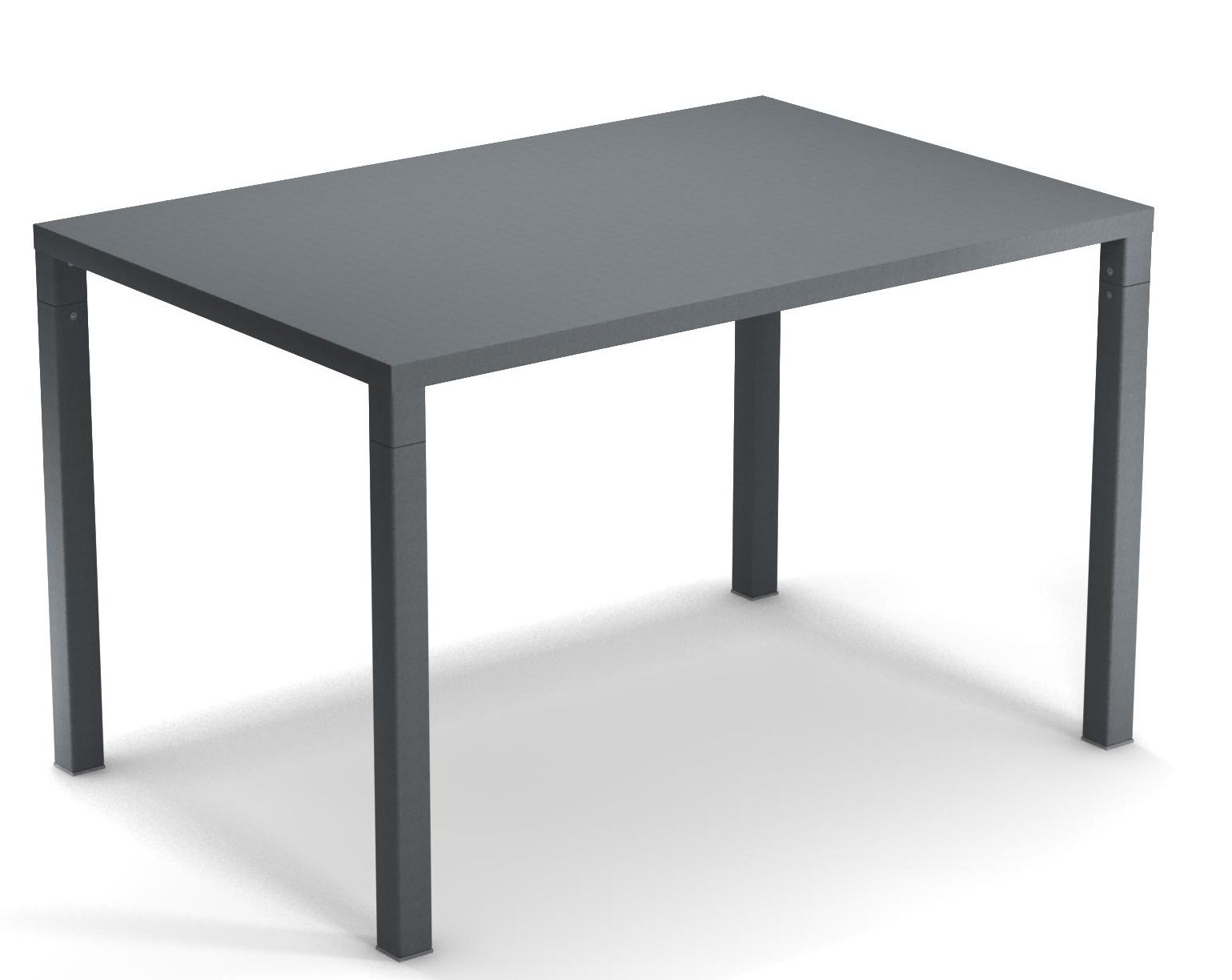 Grauer Nova Tisch von Emu für den Außenbereich, moderner Gartentisch aus Metall.