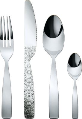 Gedecoreerde bestekset Alessi