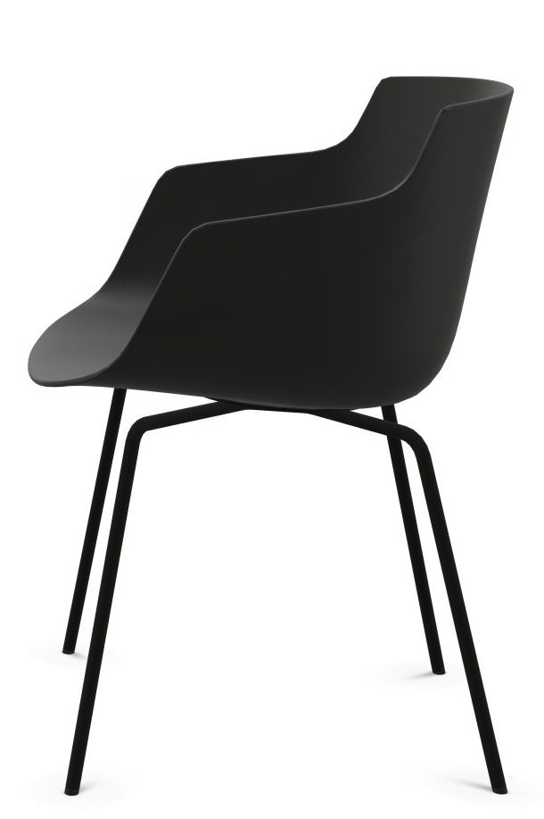 Flow Armchair, fauteuil met armleuningen van MDF Italia
